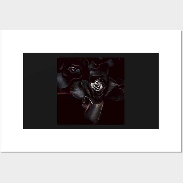 Black Rose Wall Art by Nature-Arts